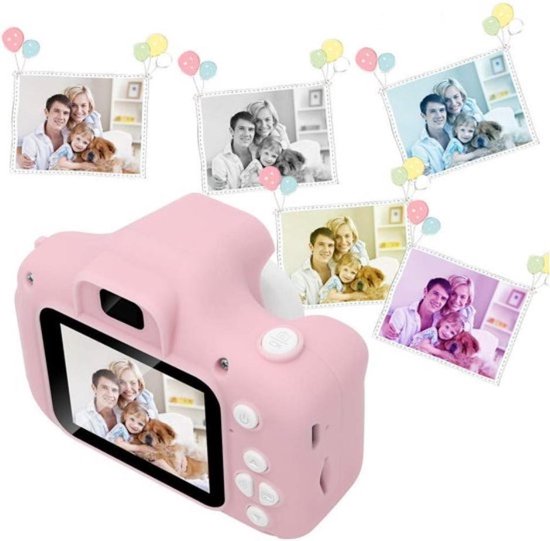 Weg straf Afwijken Daroyx Roze Kindercamera – Luxe Kado Verpakking – Met 32GB SD-kaart -  Digitaal... | bol.com