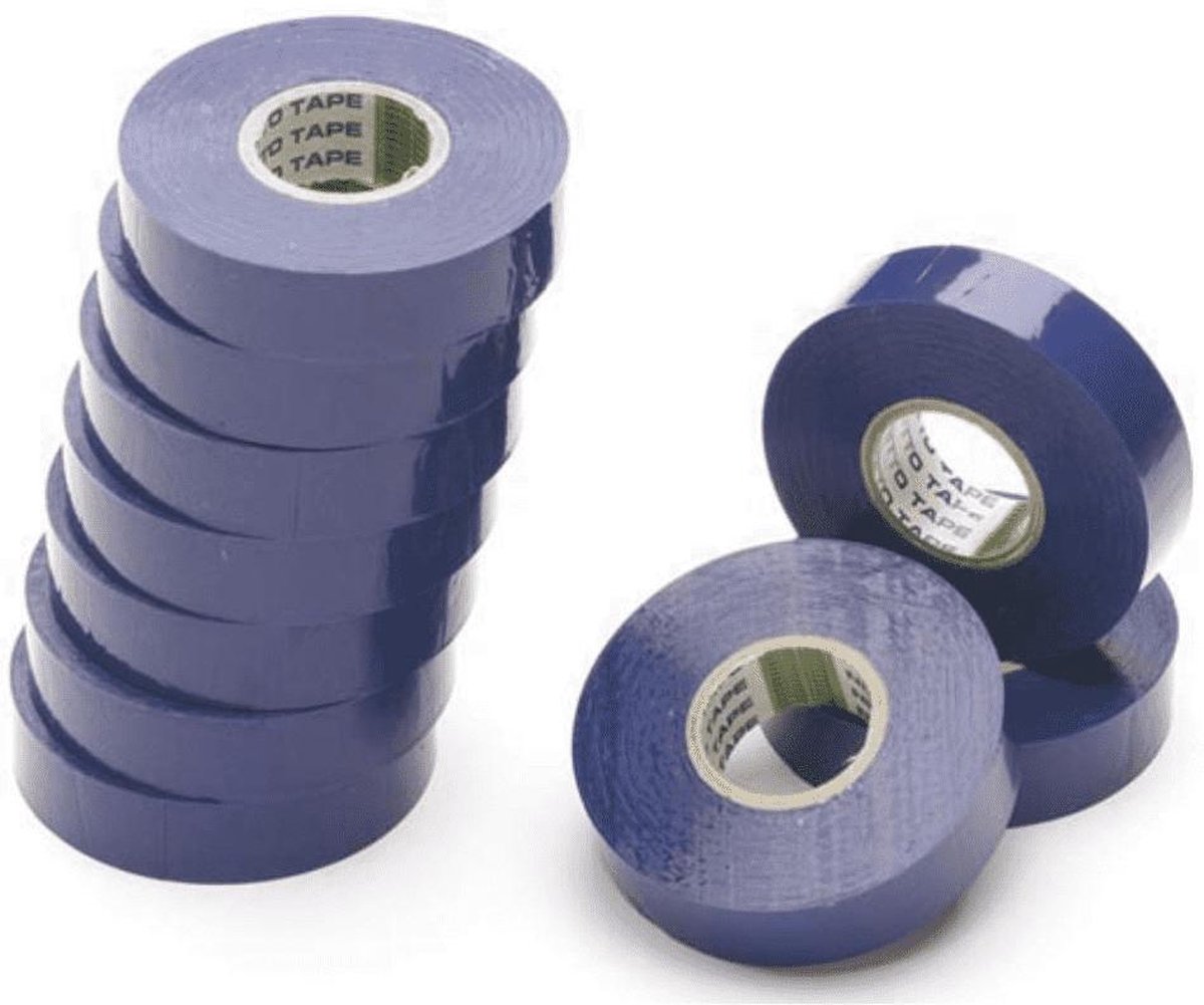 Isolatietape Pvc Nitto 19Mm Rol=20M Blauw