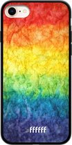 iPhone 7 Hoesje TPU Case - Rainbow Veins #ffffff