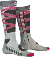 X-socks Skisokken Control Polyamide Grijs/roze/bruin Mt 37-38