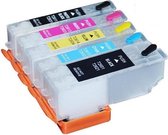 Geschikt inkt cartridges Epson 33 33XL T33 T3331 T3341 T3342 T3343 T3344 T3337 33XL Hervulbare Cartridges met ARC chip 5 stuks Smart Ink Huismerk
