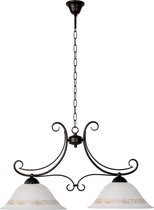 Lucide CALABRE Hanglamp - 2xE27 - Bruin