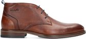 Van Lier - Heren - Cognac leren veterboots - Maat 44