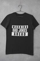 Dad Joke T-Shirt Maat S | Incoming droog humor | grappig | cadeau | verjaardag | carnaval | Heren kado Mannen | Mop Grap | Vader Papa