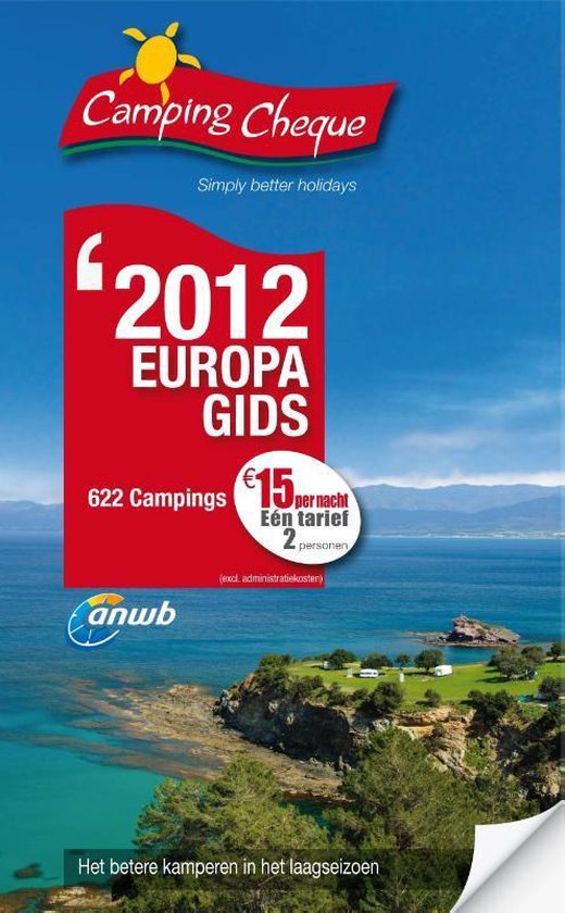 Cover van het boek 'Camping Chequegids Europa 2012' van  ANWB