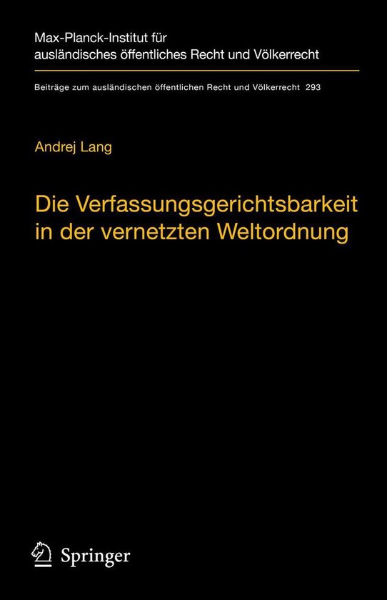 Beiträge zum ausländischen öffentlichen Recht und Völker ... - cover