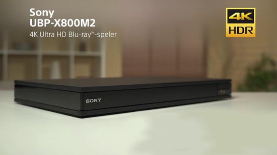 Sony ubp-x500 lecteur blu-ray uhd 4k - port usb - compatible hdr