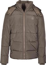 Urban Classics Winterjas -L- Hooded Puffer Groen