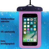 ADEL Waterdicht PVC Onderwater hoesje Geschikt voor iPhone XR - Roze