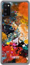 6F hoesje - geschikt voor Samsung Galaxy A41 -  Transparant TPU Case - Colourful Palette #ffffff