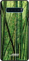 Samsung Galaxy S10 Hoesje TPU Case - Bamboo #ffffff