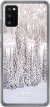 Samsung Galaxy A41 Hoesje Transparant TPU Case - Snowy #ffffff
