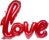 Folie shape ballon "Love" rood