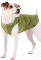 Goldpaw - Stretch Fleece Pullover - Rekbare Hondenjas/Hondentrui - Mos Groen - Maat 30 (46+ kg)