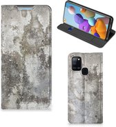 Telefoon Hoesje Geschikt voor Samsung Galaxy A21s Flipcover Beton