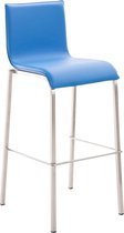 Clp Avola Barkruk - Kunstleer - Blauw