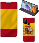 Smartphone Hoesje Geschikt voor Samsung Galaxy A21s Mobiel Hoesje Spaanse Vlag