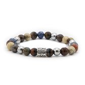 Karma Heren Armband Steen - Meerkleurig