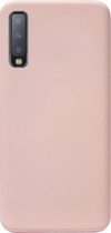 ADEL Premium Siliconen Back Cover Softcase Hoesje Geschikt Voor Samsung Galaxy A7 (2018) - Roze