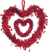 Amscan Feestdecoratie Hartje 30 Cm Folie Rood