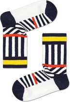 Happy Socks Kids Striped Stripe Rib Sock, 4-6 jaar, Maat 28/31