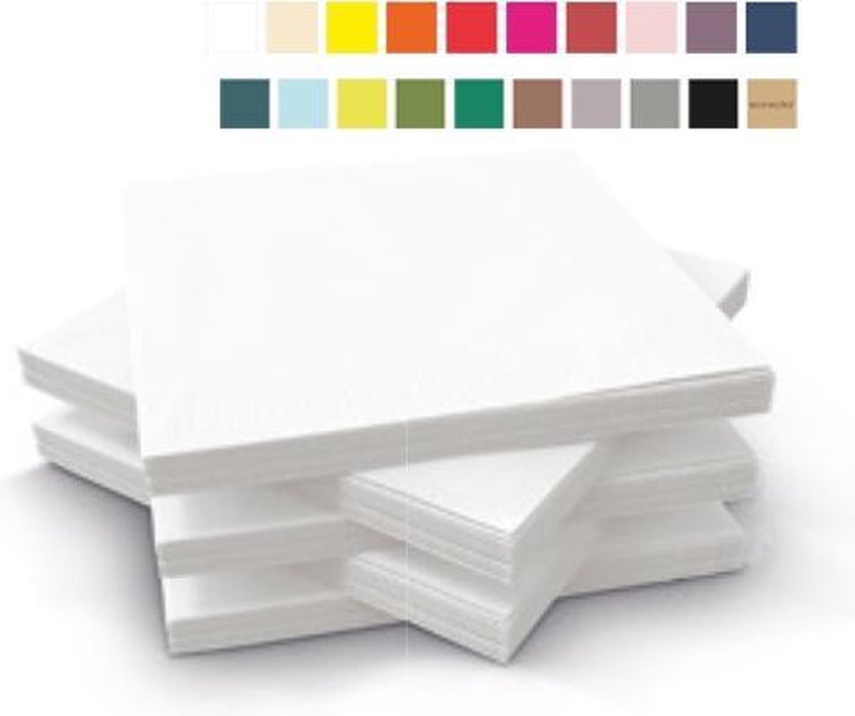 250 st. 250st. Tissue Servetten 3-laagss 33 x 33 cm - Grijs