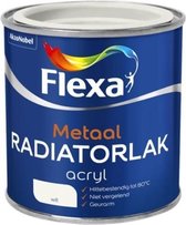 Flexa Radiatorlak Acryl - Wit - 250 ml