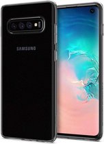 Hoesje Samsung Galaxy S10 - Spigen Liquid Crystal Case - Doorzichtig/Transparant