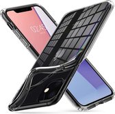 Hoesje Apple iPhone 11 - Spigen Liquid Crystal Case - Zwart