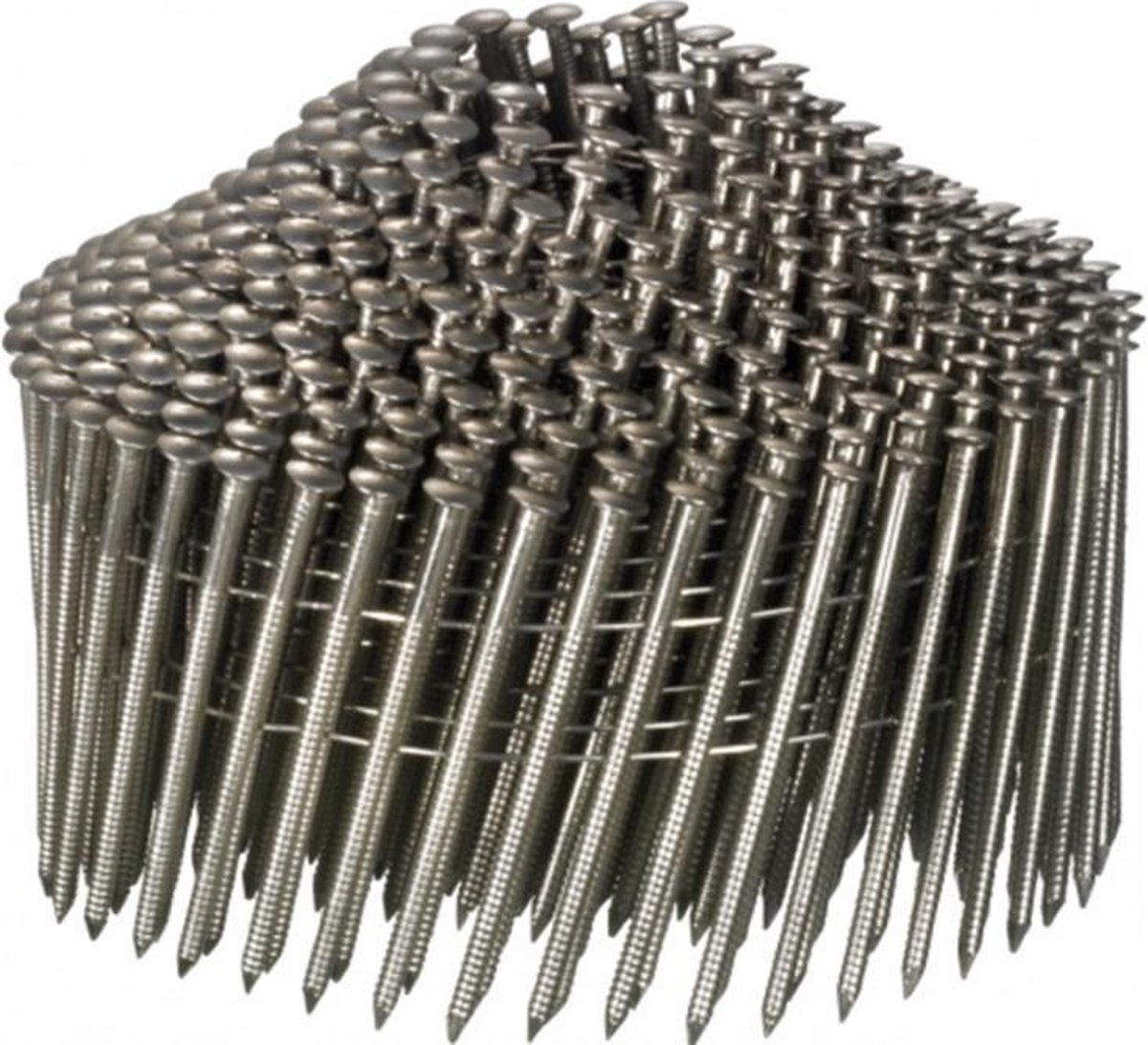 Senco SS21AGBC RVS Rolspijkers - Bolkop - Plastic gebonden - 2,1 x 50mm (6000st)