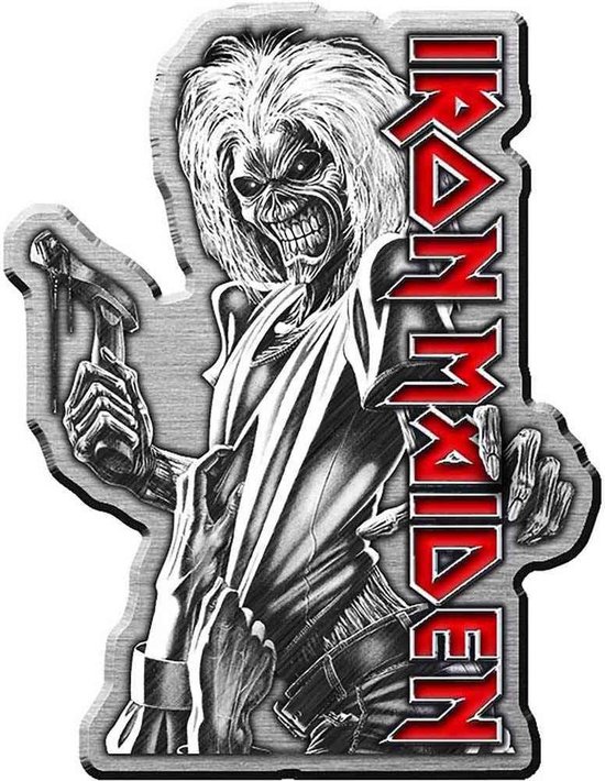 Iron Maiden Pin Killers Couleur argent