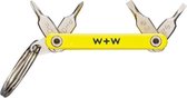 Wild & Wolf Multitool 4 Functies 8,8 Cm Rvs Geel