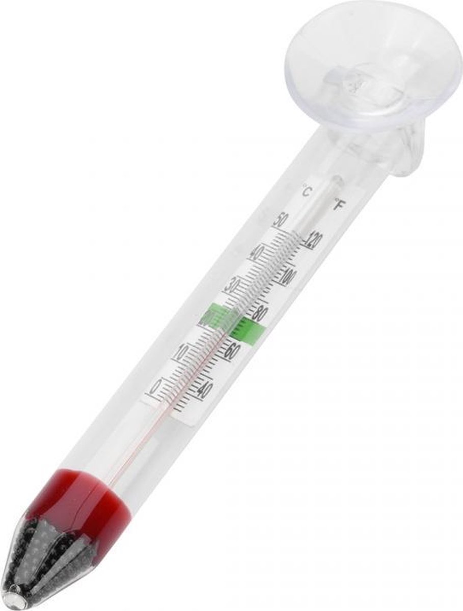 Aqua Della Glas thermometer met zuiger 0 - 42 °C - Aqua d'ella