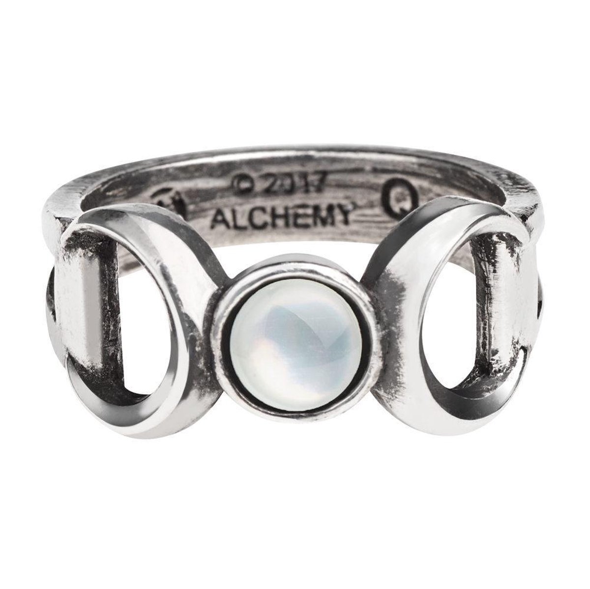 Alchemy - TRIPLE GODDESS Ring - Zilverkleurig