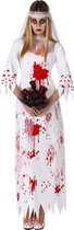 "Halloween kostuum van bebloede bruid - Verkleedkleding - M/L"