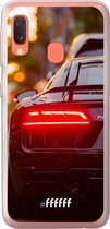 Samsung Galaxy A20e Hoesje Transparant TPU Case - Audi R8 Back #ffffff