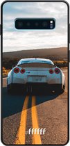 Samsung Galaxy S10 Plus Hoesje TPU Case - Silver Sports Car #ffffff