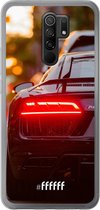 Xiaomi Redmi 9 Hoesje Transparant TPU Case - Audi R8 Back #ffffff