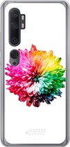 Xiaomi Mi Note 10 Hoesje Transparant TPU Case - Rainbow Pompon #ffffff