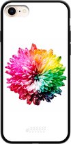 iPhone 7 Hoesje TPU Case - Rainbow Pompon #ffffff