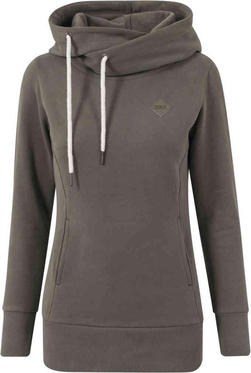Urban Classics Long Logopatch Hoodie/trui S Groen