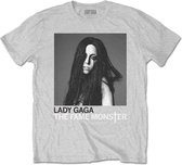 Lady Gaga Heren Tshirt -XL- Fame Monster Grijs