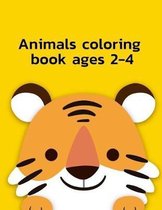 Animals Colring book ages 2-4