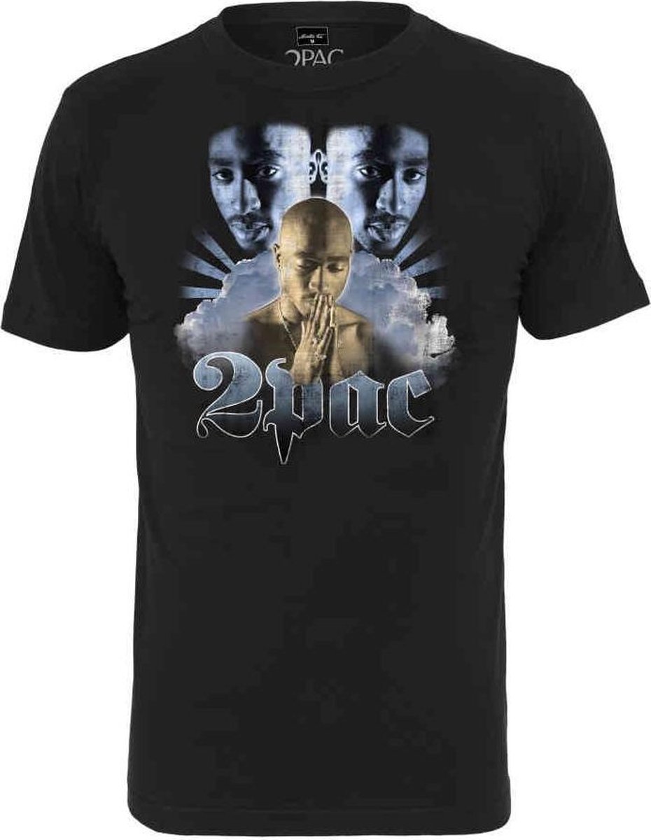 Mister Tee Tupac Tupac Heaven Heren T-shirt L Zwart