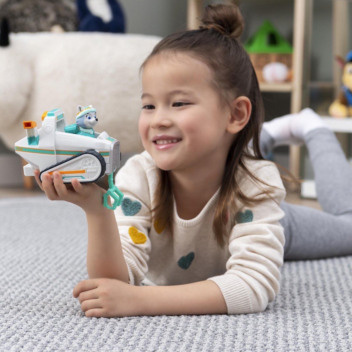 PAW Patrol - Everest's Sneeuwschuiver - speelgoedauto met speelfiguur - 71% gerecycled plastic - duurzaam speelgoed — afbeelding 10