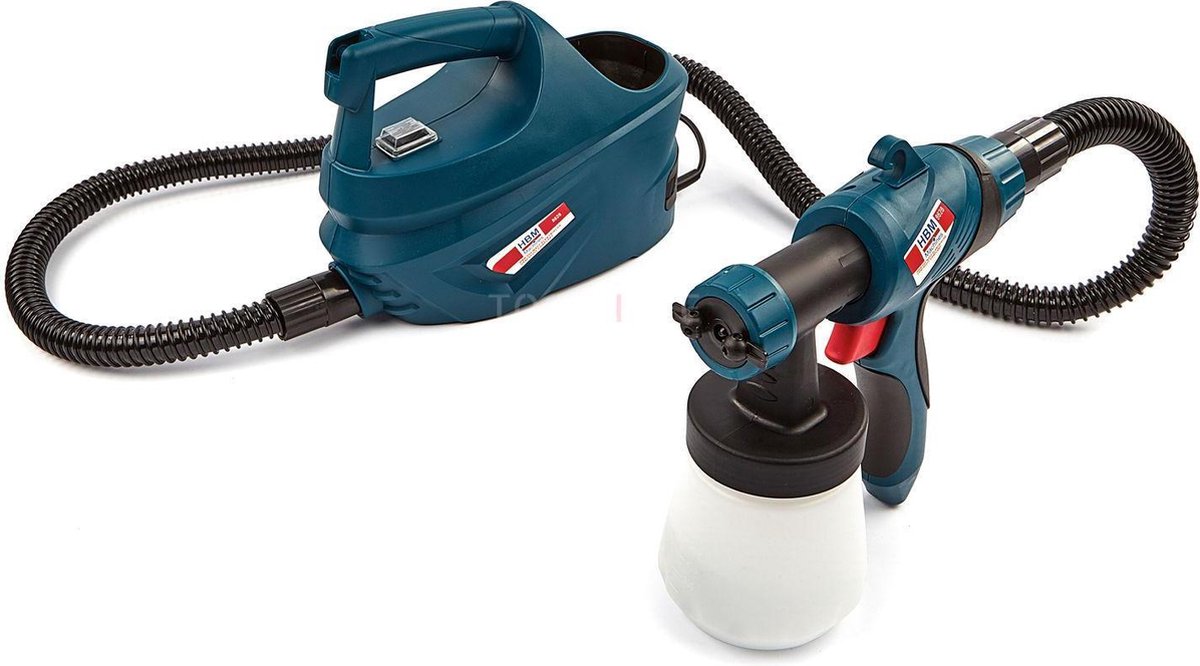 HBM 500 W Elektrische Verfspuit Compleet 230 V 320 ml/min 1,8 mm 2 m
