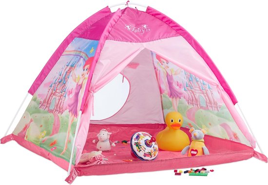 relax days play tente filles rose - tente enfant - play house - fée - 3 ans  -... | bol