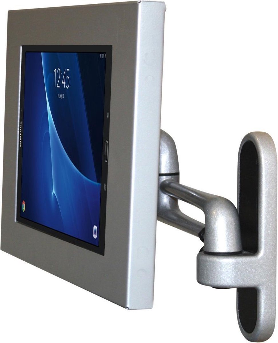 Flexibele tablet wandhouder 245 mm Securo M voor 9-11 inch tablets - wit