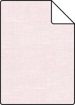 Proefstaal ESTAhome behang effen linnenstructuur licht roze - 148692 - 26,5 x 21 cm