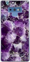 Samsung Galaxy Note 9 Hoesje Transparant TPU Case - Purple Geode #ffffff